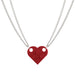 Jewelry WholesaleWholesale heart shape double layer bead chain alloy necklace JDC-NE-F042 Necklaces 韩之尚 %variant_option1% %variant_option2% %variant_option3%  Factory Price JoyasDeChina Joyas De China