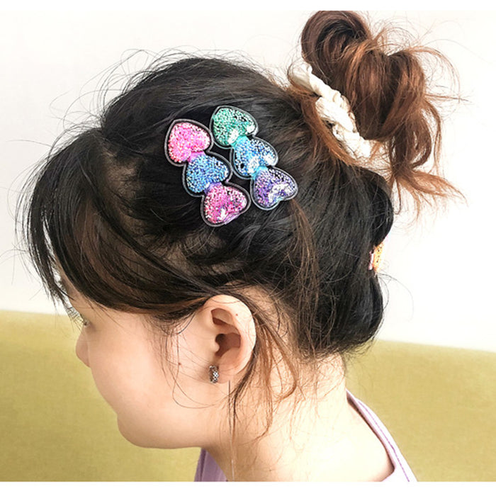 Wholesale cute cartoon rainbow color bag cloth hairpin JDC-HC-OM001