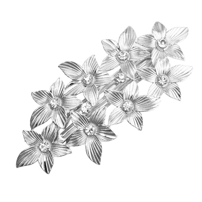 Wholesale Hair Clips Alloy Electroplating Vintage Luxury Metal Texture Leaves JDC-HC-Jingjie021