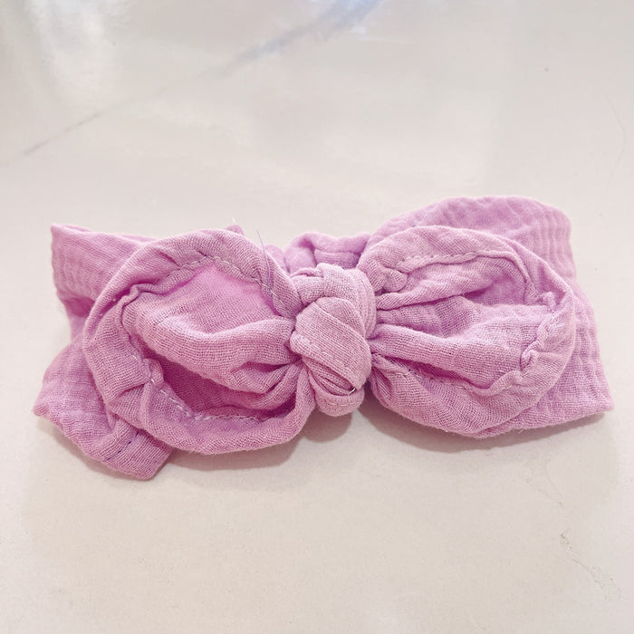 Wholesale Headband Gauze Kids Knotted Stretch Big Butterfly JDC-HD-DanN003