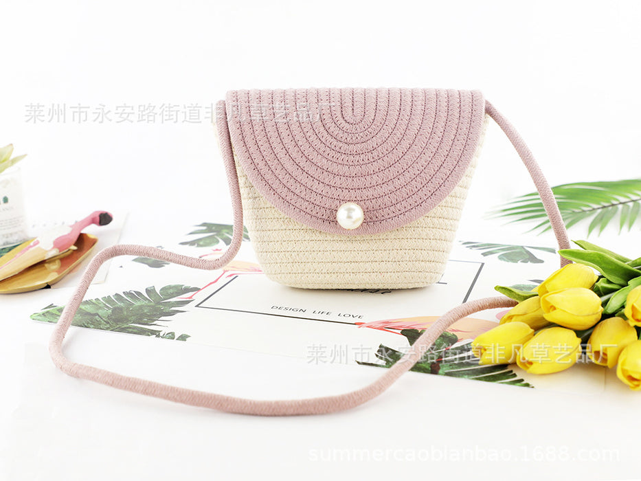 Jewelry WholesaleWholesale pearl woven shoulder tote bag JDC-HB-Feif004 Handbags 非凡 %variant_option1% %variant_option2% %variant_option3%  Factory Price JoyasDeChina Joyas De China