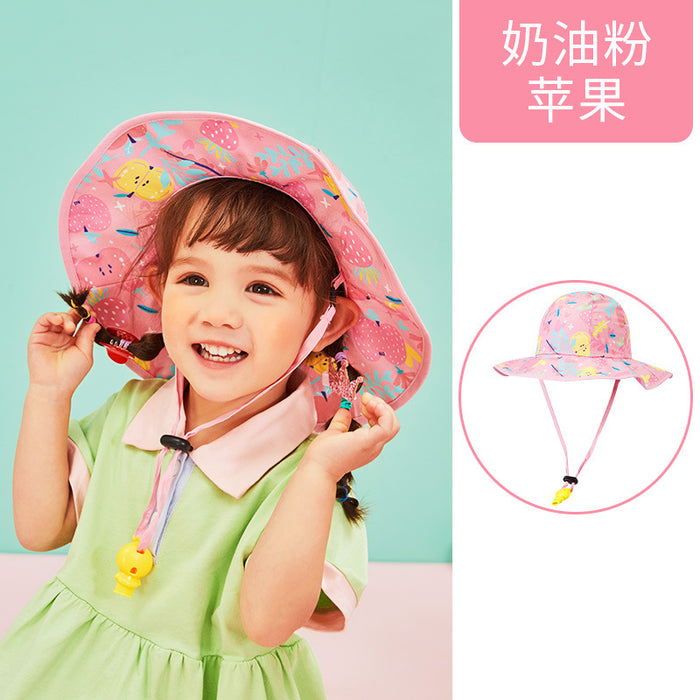 Wholesale Lemon Baby Kids Sunscreen Bucket Hat UV Protection JDC-FH-LM001