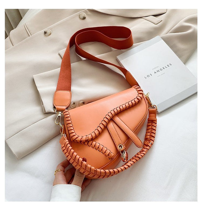 Wholesale Shoulder Bag PU Underarm Saddle Bag Diagonal Cross JDC-SD-Zhengn003