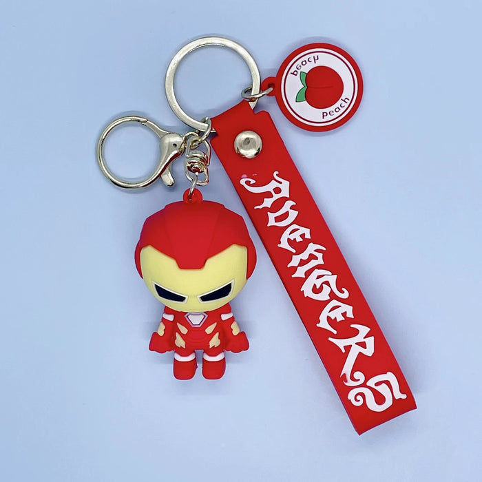 Wholesale Cartoon Soft Rubber Alloy Cute Keychain (M) MOQ≥2 JDC-KC-JuShu005