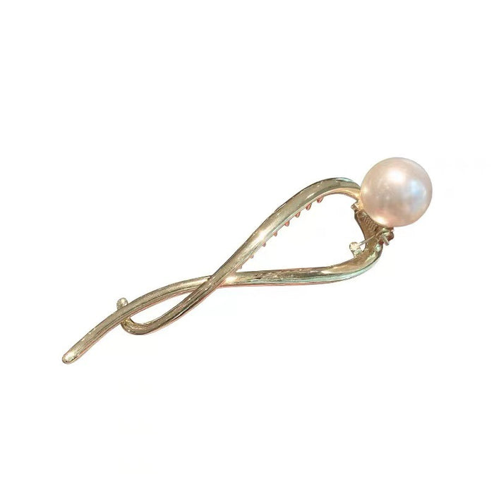 Wholesale Hair Clips Pearl Metal JDC-HC-KeZi007