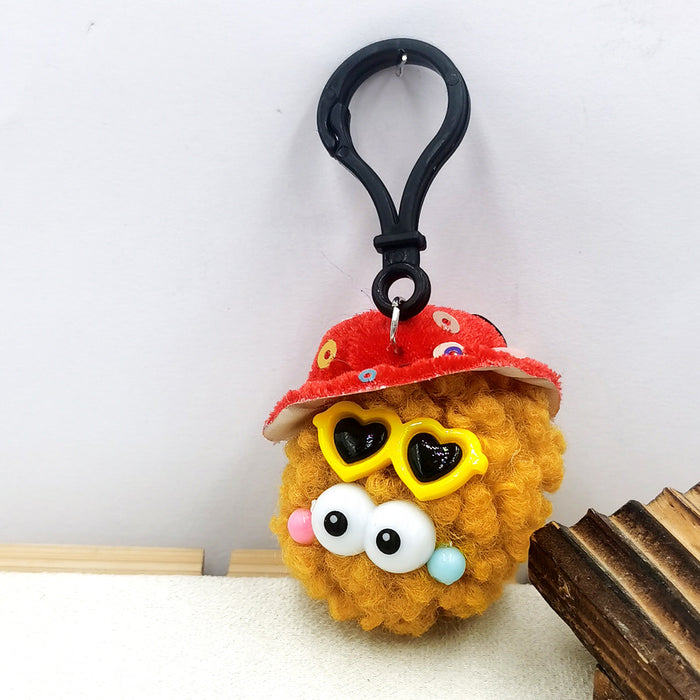 Jewelry WholesaleWholesale Cartoon Briquette Pixie Hairball Keychain MOQ≥2 JDC-KC-QiShi010 Keychains 奇释 %variant_option1% %variant_option2% %variant_option3%  Factory Price JoyasDeChina Joyas De China