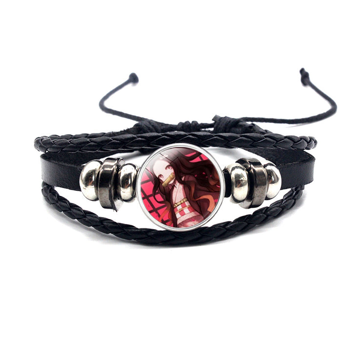 Pulsera de pulsera ajustable de caricatura al por mayor MOQ≥2 (M) JDC-BT-Yany016