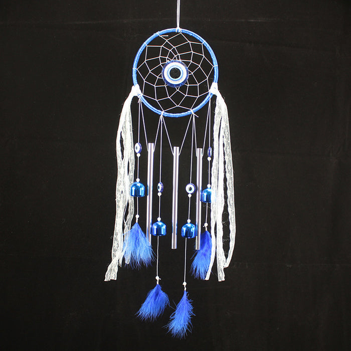 Wholesale Dreamcatcher Metal Bells Wind Chimes Ornaments MOQ≥2 JDC-DC-ChangX001