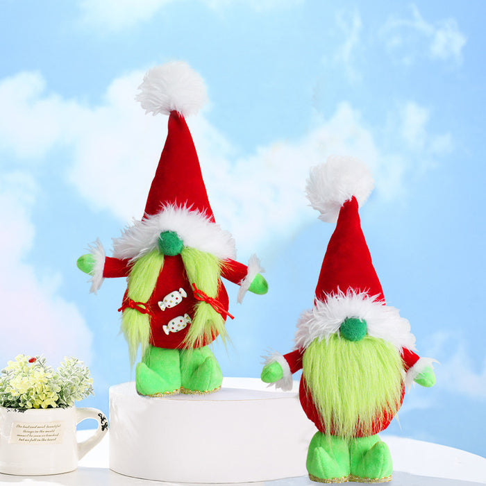 Wholesale Standing Doll Elf Christmas Doll Decoration JDC-OS-GL003