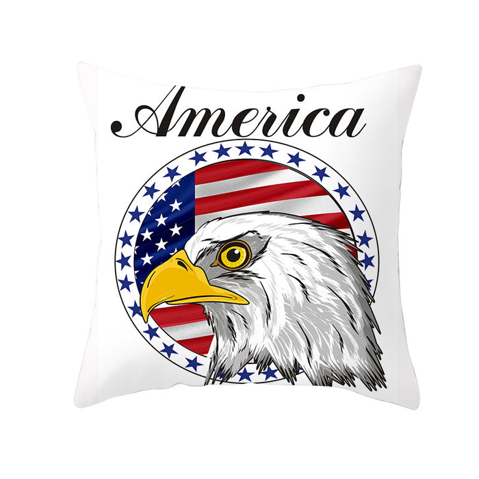 Wholesale 4th of July Independence Day Printed Pillowcase MOQ≥2 JDC-PW-Jinze002