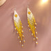 Jewelry WholesaleWholesale Ethnic Style Colorful Rice Beads Boho Tassel Earrings JDC-ES-YuanQ005 Earrings 圆沁 %variant_option1% %variant_option2% %variant_option3%  Factory Price JoyasDeChina Joyas De China