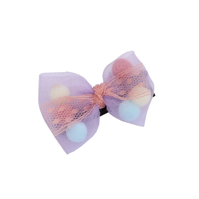 Wholesale Hair Clips mesh bow children JDC-HC-MDL001