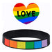 Jewelry WholesaleWholesale gay lesbian homosexual Pride silicone bracelet JDC-BT-HanJ037 Bracelet 寒骏 %variant_option1% %variant_option2% %variant_option3%  Factory Price JoyasDeChina Joyas De China