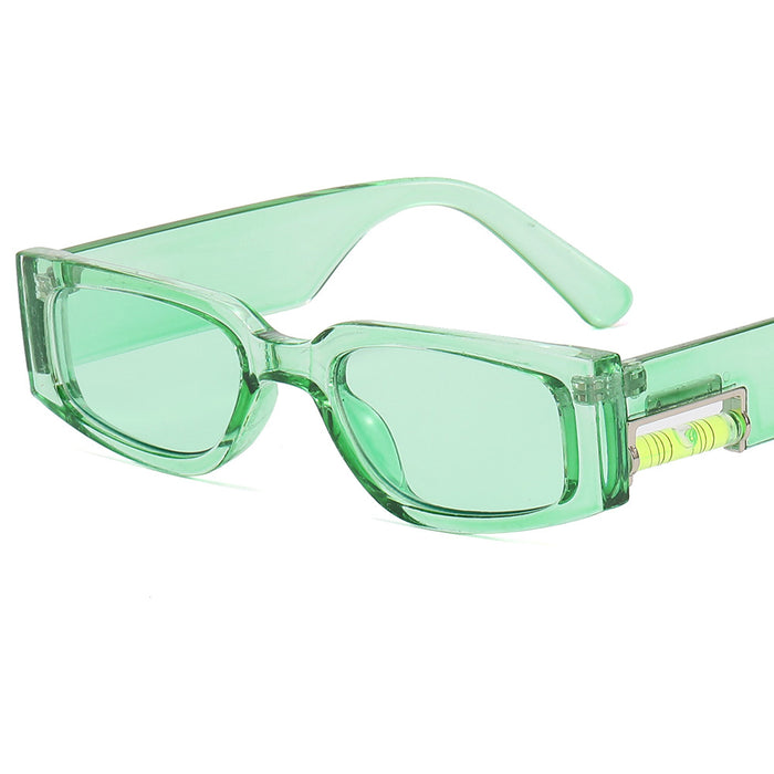 Wholesale hip hop small frame square glasses show small cyberpunk sunglasses JDC-SG-FKL001