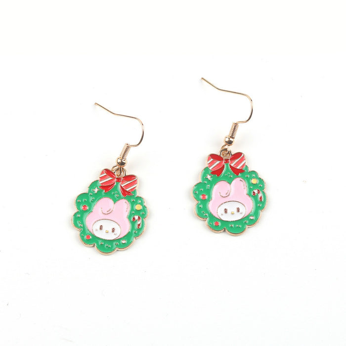 Wholesale Christmas Alloy Earrings JDC-ES-FuYu001