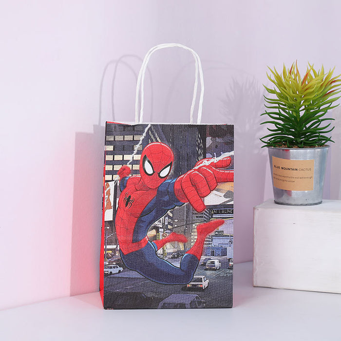 Wholesale Gift Bag Kraft Paper Cute Cartoon Portable Gift Bag (M) MOQ≥12 JDC-GB-Jiuyue001