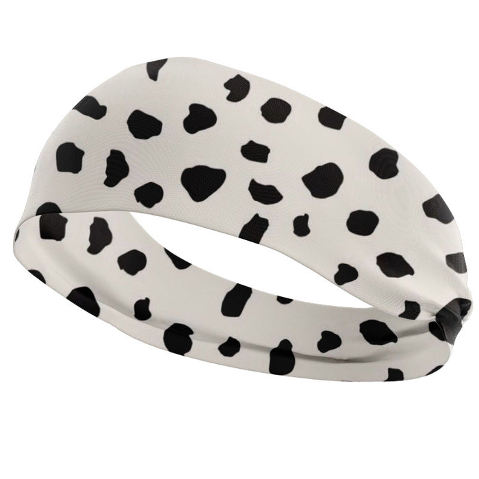 Wholesale Headband Polyester Spandex Athletic High Stretch Cow JDC-HD-KuS004