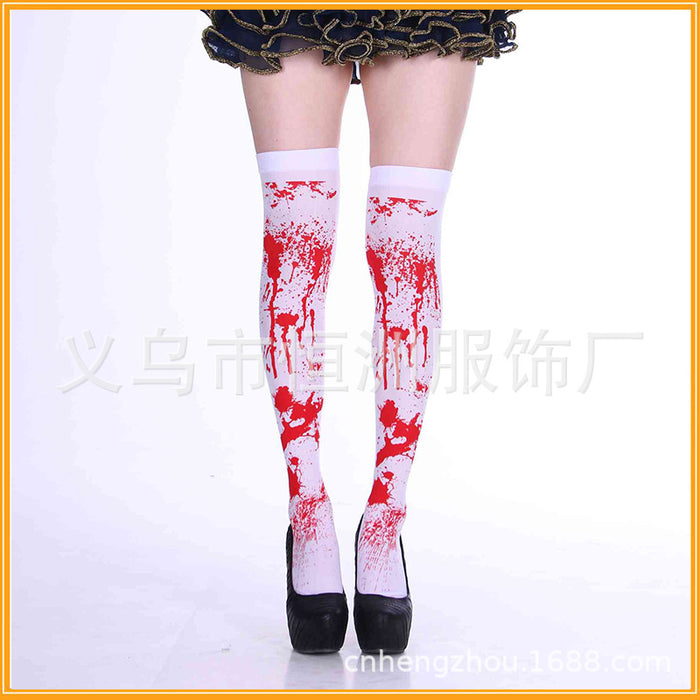 Wholesale Socks Cloth Halloween Blood Socks Zombie Socks MOQ≥2 JDC-SK-hengz001