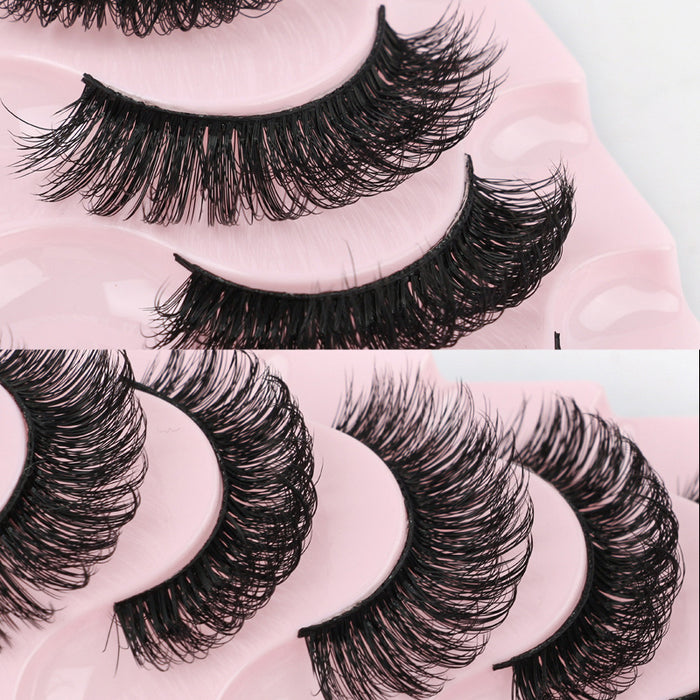 Wholesale volume false eyelashes 7D curling natural thick 10 pairs JDC-EY-LanJL003