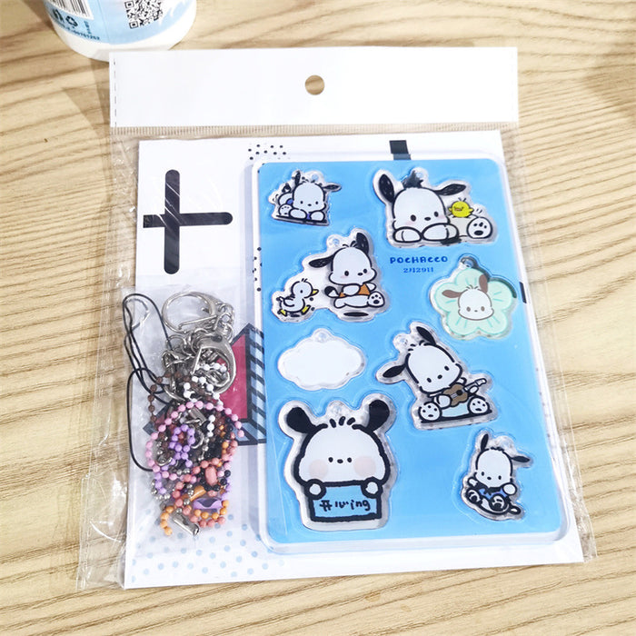 Wholesale Keychain Acrylic Cute Cartoon DIY Assembly MOQ≥2 (S) JDC-KC-ChuangYin001