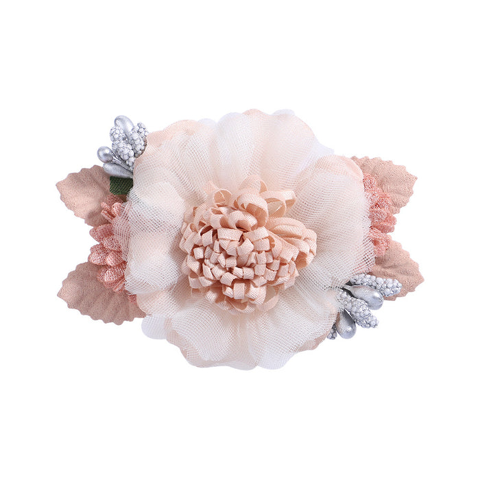 Jewelry WholesaleWholesale children's simulated flower Hair Clips JDC-HC-YL071 Hair Clips 雅伦 %variant_option1% %variant_option2% %variant_option3%  Factory Price JoyasDeChina Joyas De China