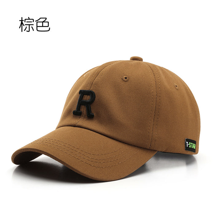 Wholesale hat simple letter embroidery curved brim cotton cap JDC-FH-TLa002