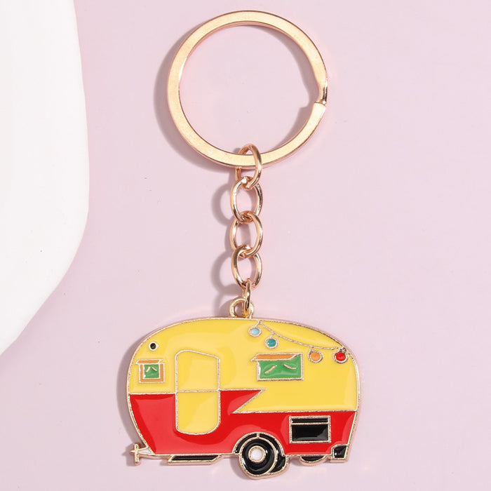 Wholesale Keychain Metal Car Enamel MOQ≥2 JDC-KC-XiangH014