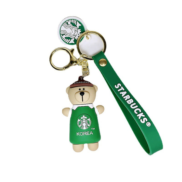 Wholesale cartoon keychain cute doll silicone JDC-KC-DMF006