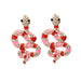 Jewelry WholesaleWholesale contrast oil drop cartoon diamond snake earrings JDC-ES-MY258 Earrings 曼茵 %variant_option1% %variant_option2% %variant_option3%  Factory Price JoyasDeChina Joyas De China