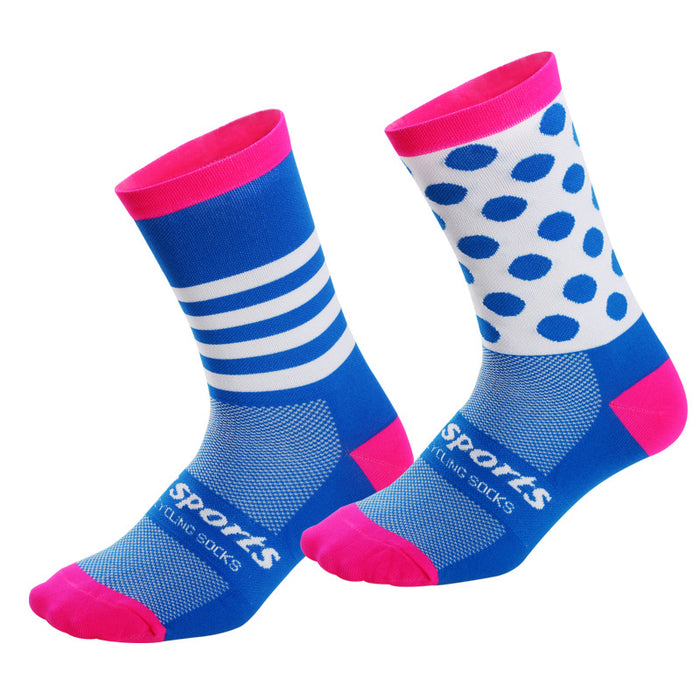 Wholesale Sock Nylon Cycling Socks Cycling Moisture Wicking Mid Tube JDC-SK-QiT003