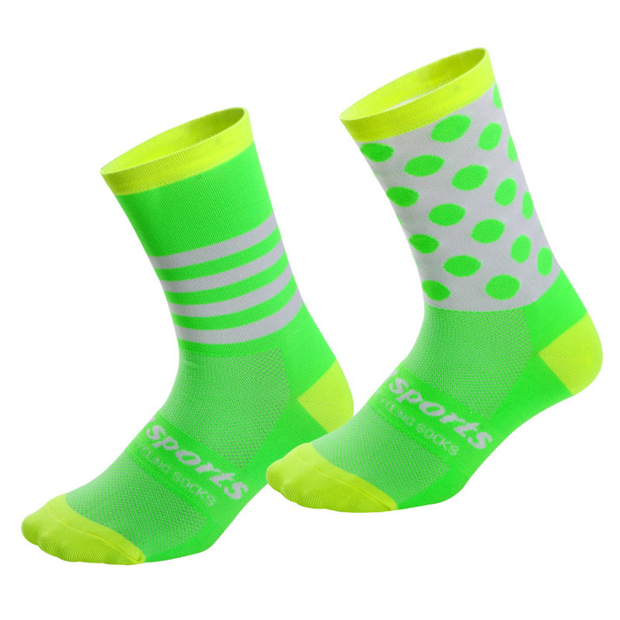 Wholesale Sock Nylon Cycling Socks Cycling Moisture Wicking Mid Tube JDC-SK-QiT003