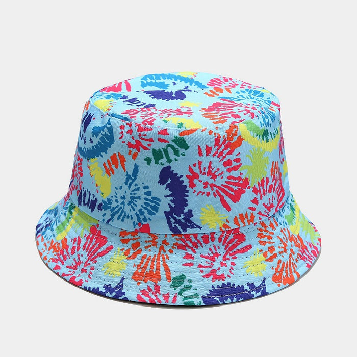 Wholesale ethnic style pattern double-sided sun hat MOQ≥2 JDC-FH-LvYi019