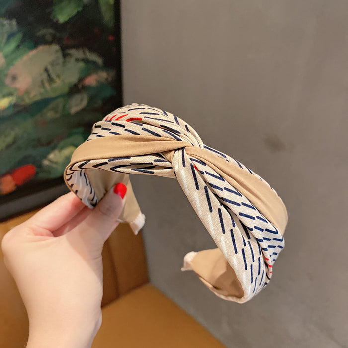 Jewelry WholesaleWholesale cross lace vintage wide-brimmed hair band JDC-HD-HuiY007 Headband 慧逸 %variant_option1% %variant_option2% %variant_option3%  Factory Price JoyasDeChina Joyas De China