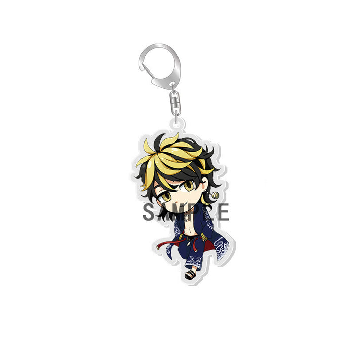 Wholesale pendant cute acrylic keychain Tokyo JDC-KC-XCai001