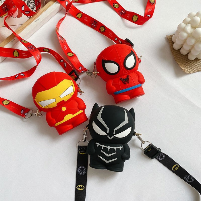 Wholesale PU Cartoon Spiderman Shoulder Bag MOQ≥3 JDC-SD-MF038