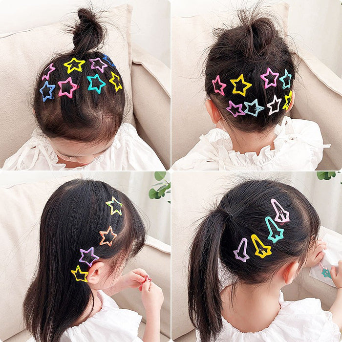 Jewelry WholesaleWholesale children's lovely star hair clip JDC-HC-DingS001 Hair Clips 鼎硕 %variant_option1% %variant_option2% %variant_option3%  Factory Price JoyasDeChina Joyas De China