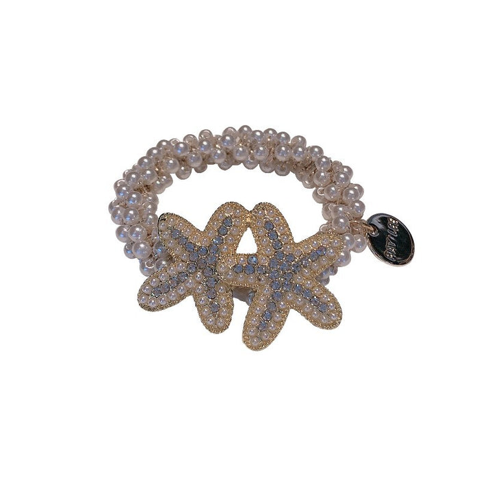 Jewelry WholesaleWholesale metal starfish hair rope JDC-HS-DouY005 Hair Scrunchies 豆毓 %variant_option1% %variant_option2% %variant_option3%  Factory Price JoyasDeChina Joyas De China