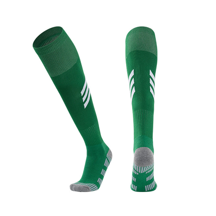 Wholesale Sock Cotton Training Non-Slip Soccer Socks Adult Breathable Wicking JDC-SK-JinR004