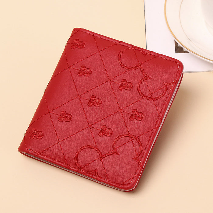 Jewelry WholesaleWholesale printed wallet cartoon cute short pu ladies wallet JDC-WT-BaoD003 Wallet 包东 %variant_option1% %variant_option2% %variant_option3%  Factory Price JoyasDeChina Joyas De China