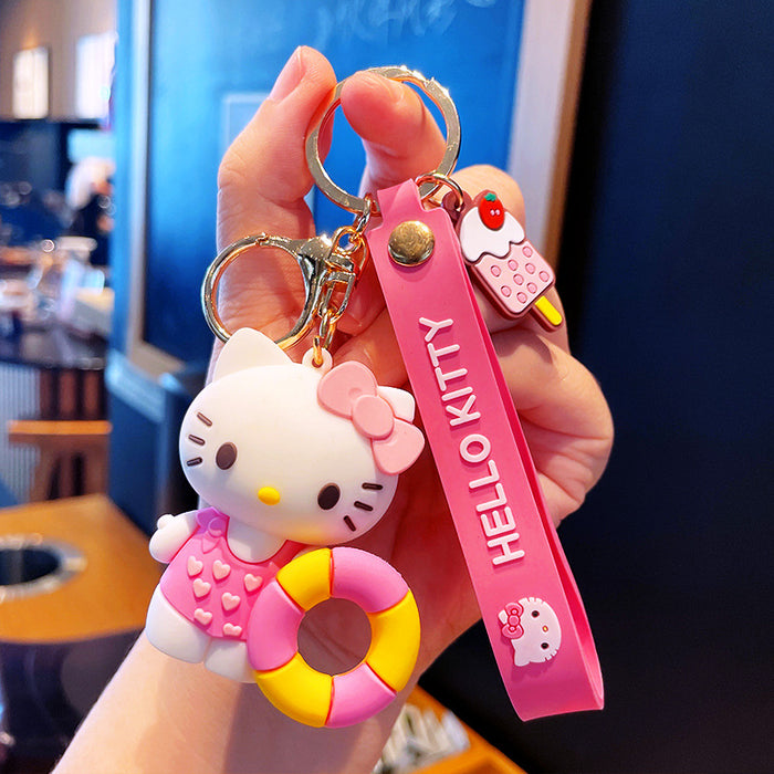 Jewelry WholesaleWholesale Metal Cartoon Key Chain KT Cat Couple Doll Keychain (F) MOQ≥2 JDC-KC-LeZ002 Keychains 乐子 %variant_option1% %variant_option2% %variant_option3%  Factory Price JoyasDeChina Joyas De China