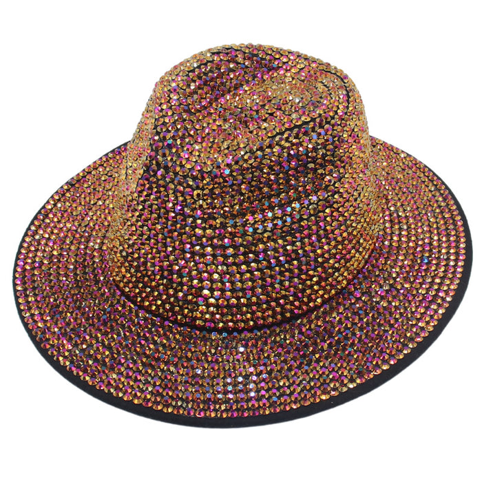 Wholesale Rhinestone Cotton Jazz Hat JDC-FH-HanDi006