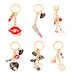 Jewelry WholesaleWholesale alloy rhinestone lipstick perfume high heels key chain MOQ≥10 JDC-KC-yongz002 Keychains 永泽 %variant_option1% %variant_option2% %variant_option3%  Factory Price JoyasDeChina Joyas De China