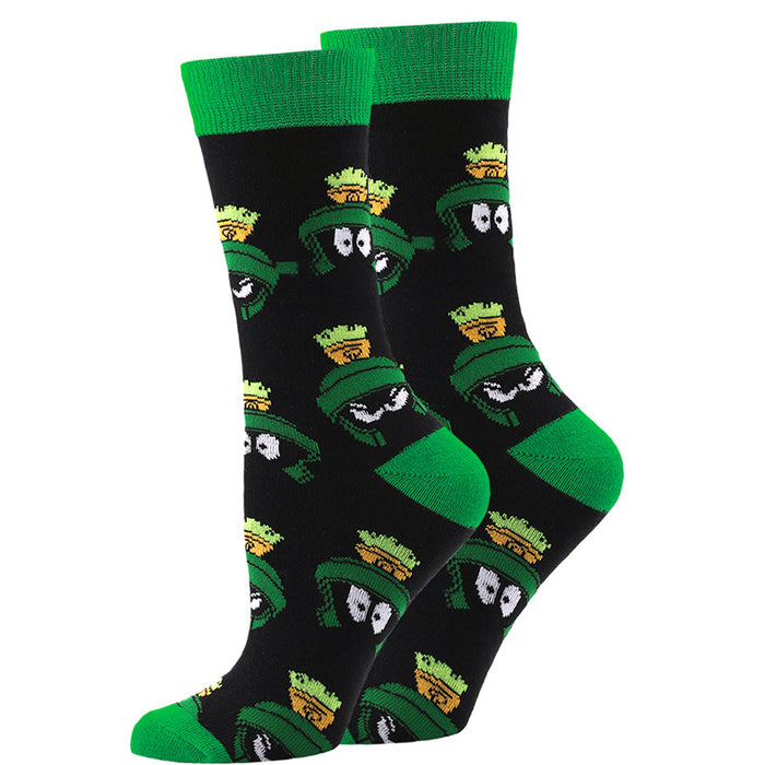 Wholesale Socks Cotton Spandex Cartoon Mid Tube Halloween MOQ≥3 JDC-SK-XQ004