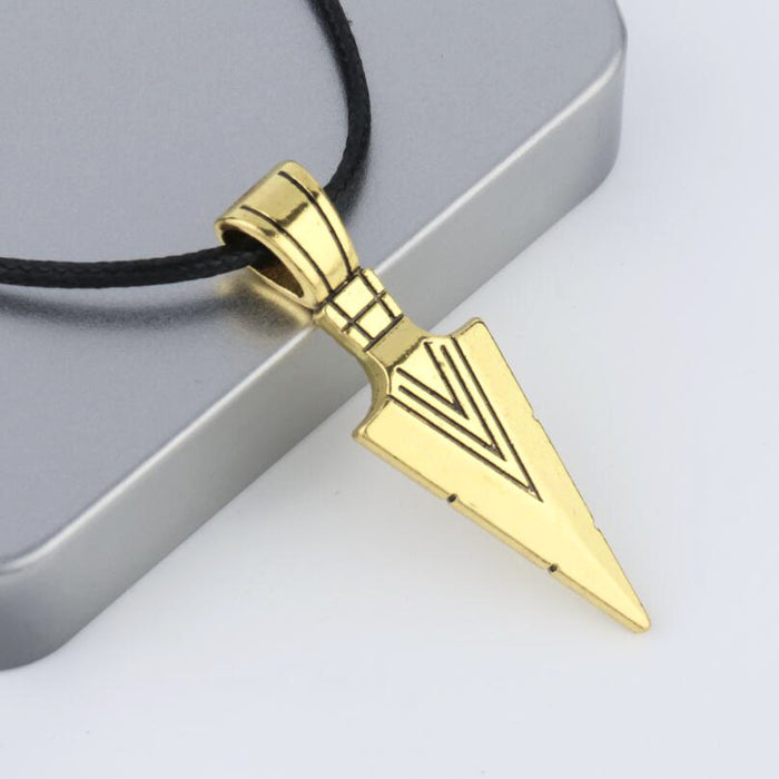 Wholesale Arrow Necklace Stainless Steel Pendant Short Keel Chain JDC-NE-PanX003