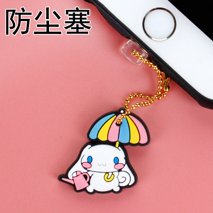 Wholesale Mobile Phone Dust Plug PVC Cute Cartoon Pendant MOQ≥3 (S) JDC-PC-ZhongJ001