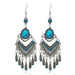 Jewelry WholesaleWholesale Ethnic Feng Rhinestone Tassel Metal Earrings JDC-ES-LY016 Earrings 乐钰 %variant_option1% %variant_option2% %variant_option3%  Factory Price JoyasDeChina Joyas De China