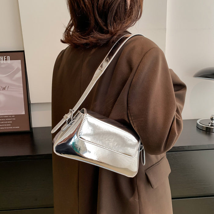 Wholesale PU Glossy Baguette Bag JDC-SD-WuWu001