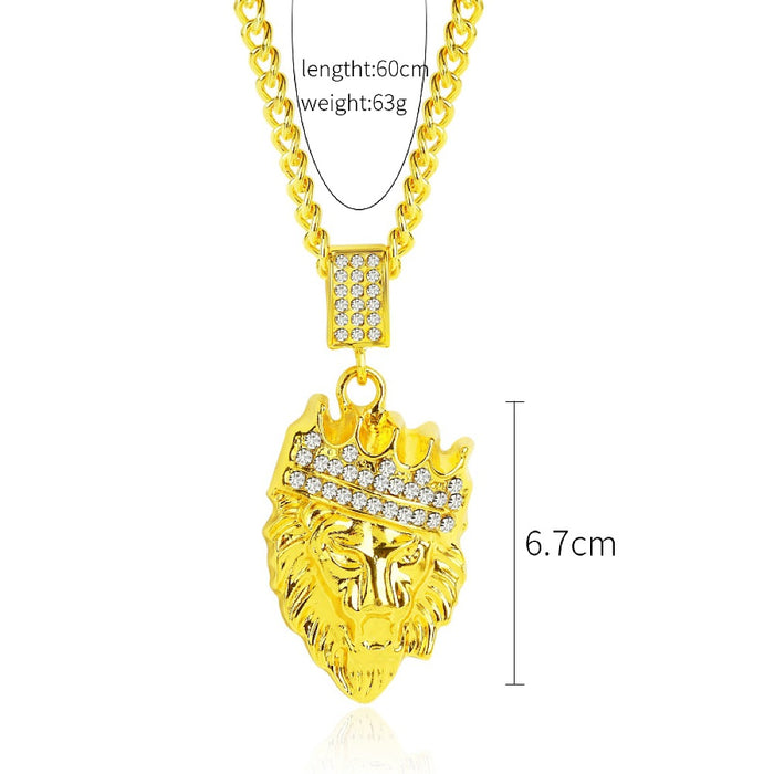 Jewelry WholesaleWholesale Diamond Cross Pendant Exaggerated Hip Hop Men's Necklace JDC-NE-GSJY006 Necklaces 嘉溢 %variant_option1% %variant_option2% %variant_option3%  Factory Price JoyasDeChina Joyas De China