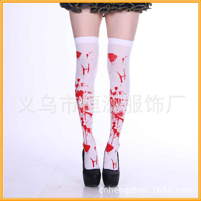 Wholesale Socks Cloth Halloween Blood Socks Zombie Socks MOQ≥2 JDC-SK-hengz001