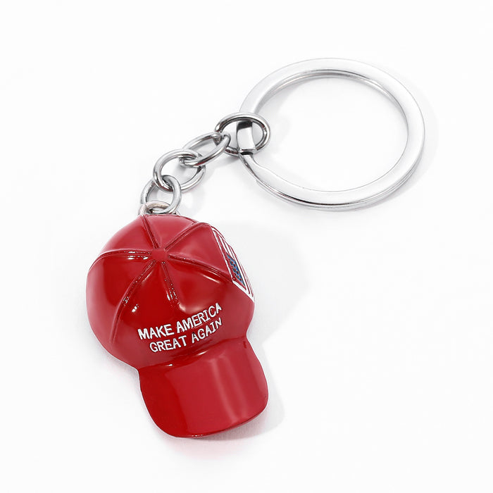 Wholesale Alloy Creative Fashion Hat Keychain MOQ≥2 JDC-KC-ZhuoX008